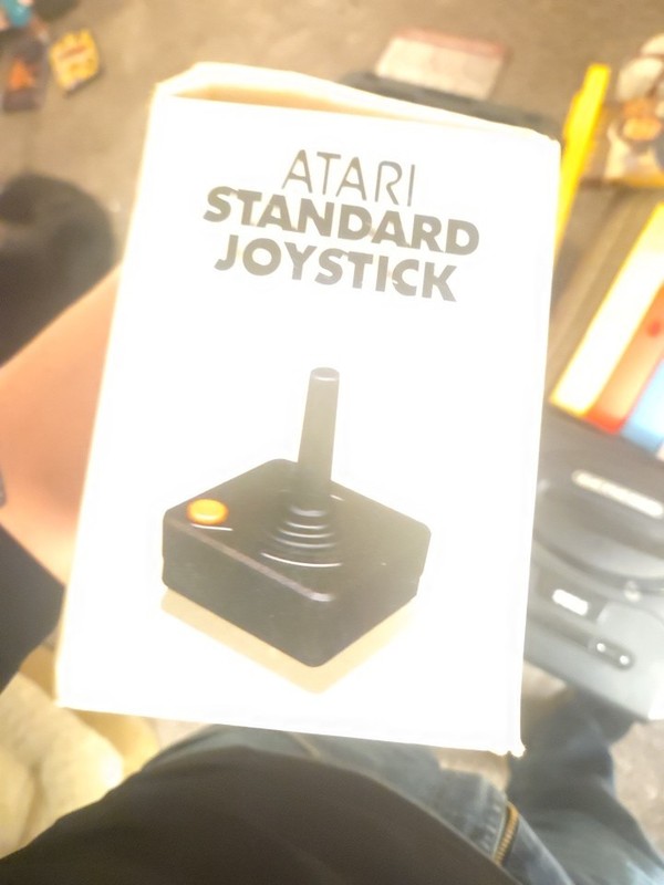 Atari Standard Joystick Wired Controller for Atari 2600 Black Plastic