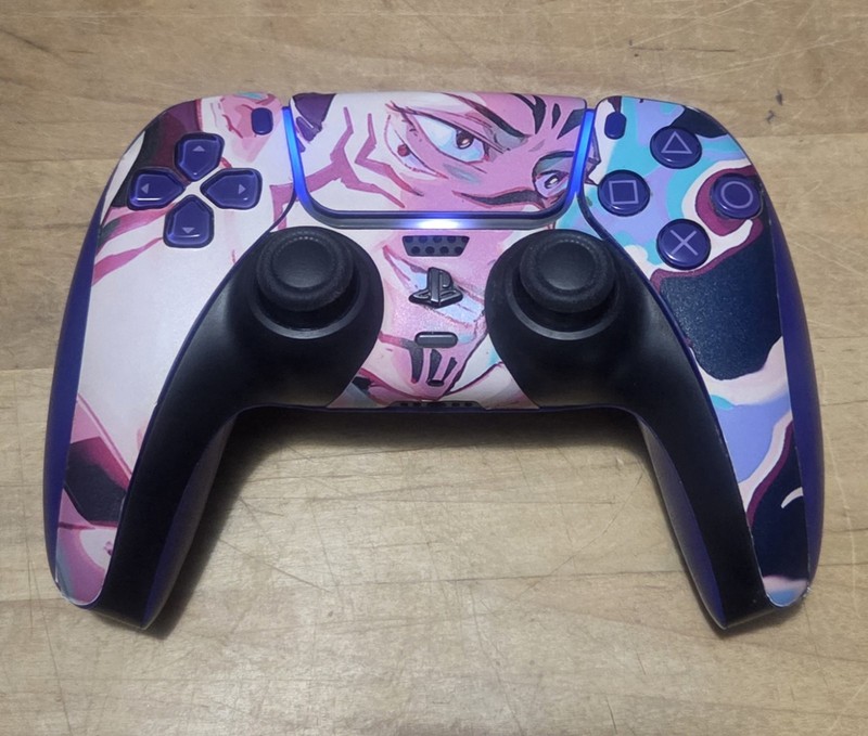 Sony PS5 Jujutsu Kaisen Purple Dual Sense Controller CFI-ZCT1W Left Stick Drift