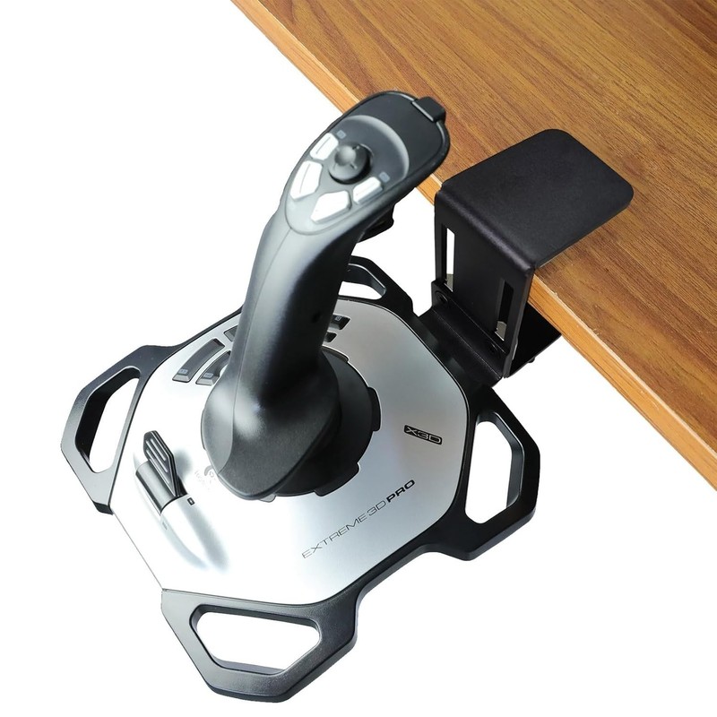 Adjustable Steel Desk Holder for Logitech G Extreme 3D PRO Joystick Gaming gallery