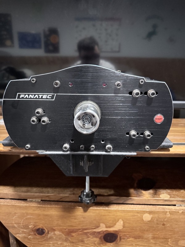 Fanatec ClubSport CSW V2.5 Wheel Base W/ Power Adapter, wheel &desk mount