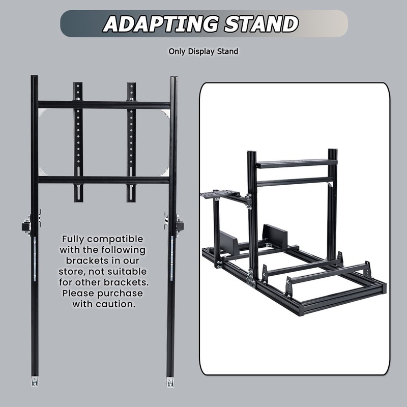 Minneer Monitor Stand Fit for 3060 Aluminum Racing Simulator Cockpit Our Store gallery