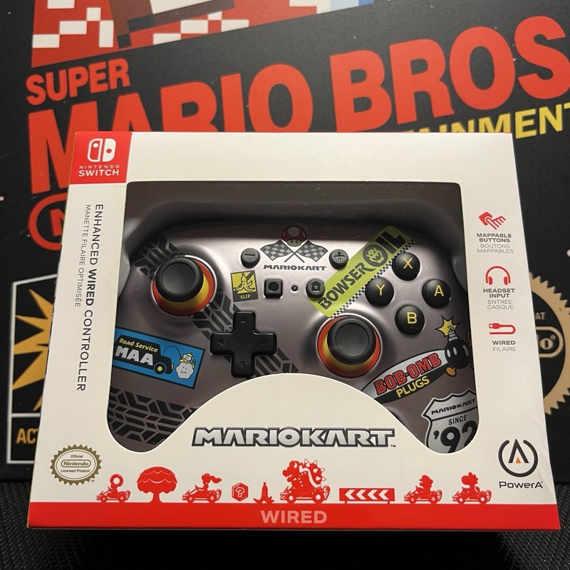 Power A Nintendo Switch Mario Kart Enhanced Wired Controller BRAND NEW FREE POST