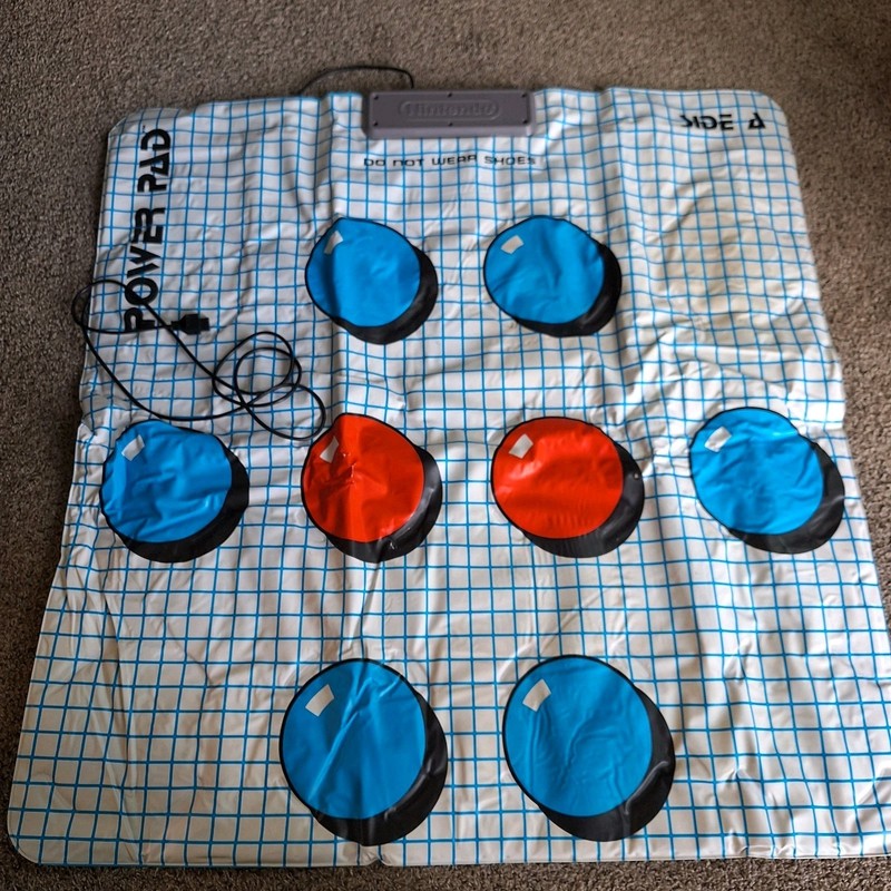 Vintage NES Nintendo Power Pad Floor Foot Mat Only (No Game) gallery