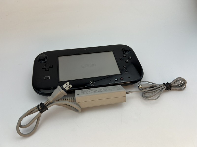 Nintendo WUP-010 Gamepad – Black – Japanese Region W Adapter