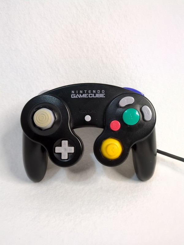 Nintendo GameCube OEM Jet Black Controller Gamepad DOL-003