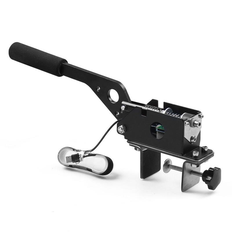 USB 14Bit Handbrake w/Clamp for PC Windows for Sim Racing Games G25/G27/G29/T500