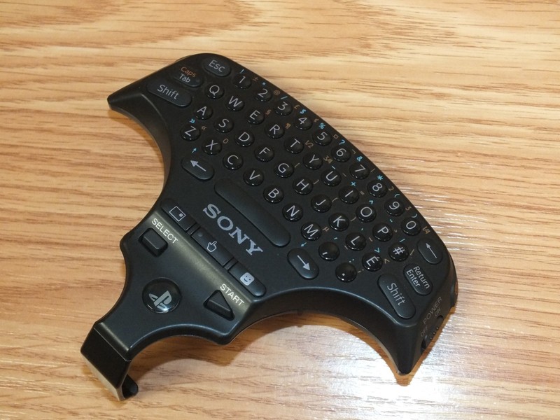 Sony (CECHZK1UC) Wireless Keyboard Attachment For PlayStation Controller *READ* gallery