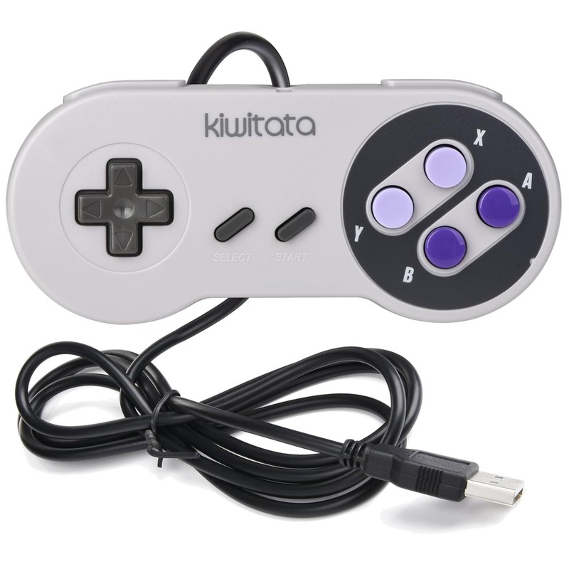 Retro SNES USB Controller 2-Pack for PC Gaming