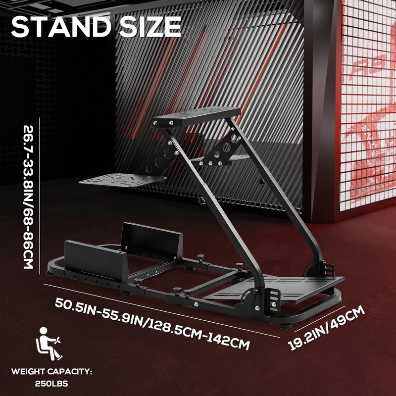 Supllueer Flight & Racing Simulator Cockpit Stand Fits Logitech X52 X56 Saitek gallery