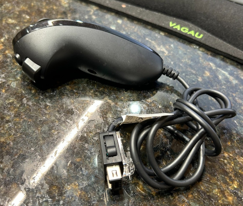 Black Nintendo Wii OEM Nunchuck – Nunchuck Only