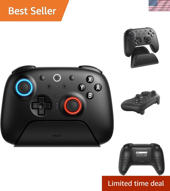 TMR Joystick Switch Pro Controller with Integrated Dock – Ultimate 2 Performance