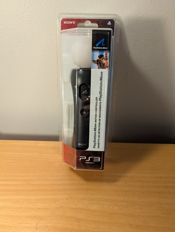 Sony PlayStation 3 (PS3) Move Motion Controller-Black (CECH-ZCM1U) New Sealed