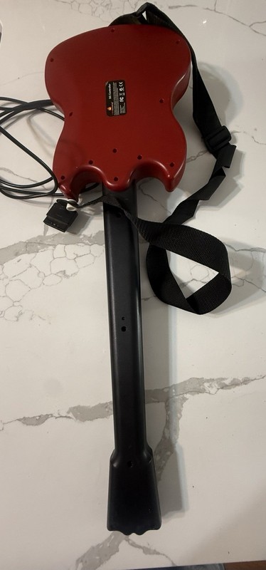 Guitar Hero Gibson SG Red Octane PS2 Red Wired Guitar Controller PSLGH W/ Strap gallery