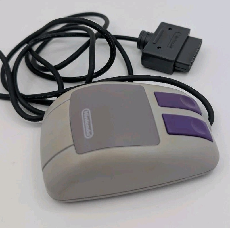 Super Nintendo SNES Mouse for Paint Accessory SFC OEM SNS-016 Controller Only gallery