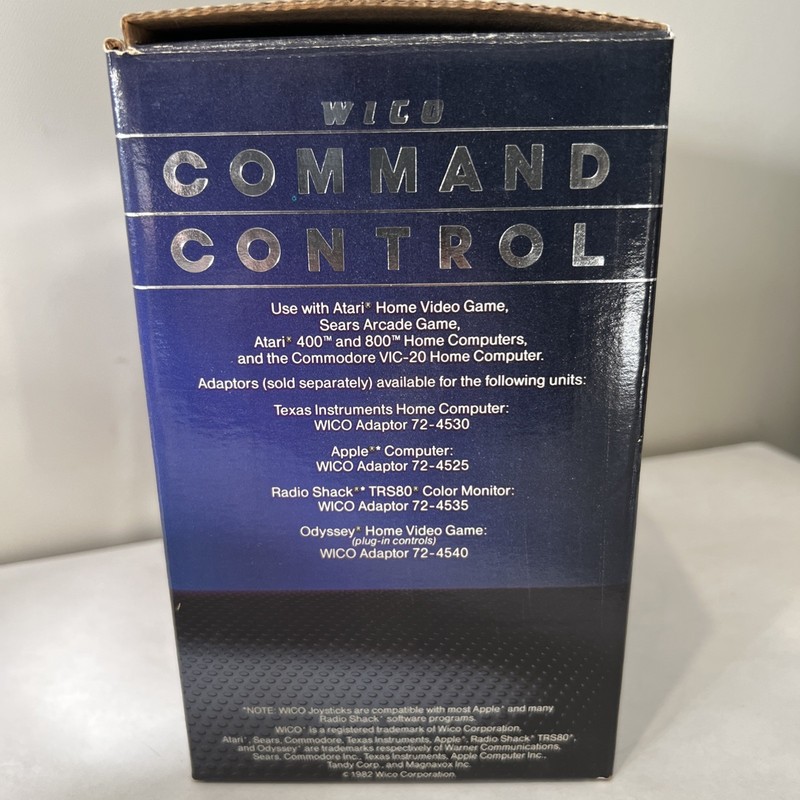 Wico Command Control Joystick 15-9714 Atari 2600 System or 400/800 Computers NEW gallery