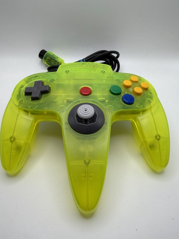 Nintendo 64 Controller Extreme Green Toys R Us Exclusive Tested OEM Stick N64