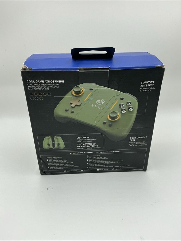 NYXI Wireless Controller for Nintendo Switch NS/LITE Oled Green gallery