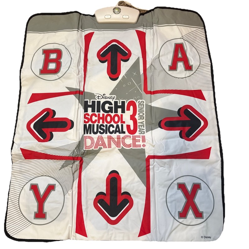 Disney High School Musical 3 Xbox 360 Dance Senior Year Dance Mat PL-3654 Used