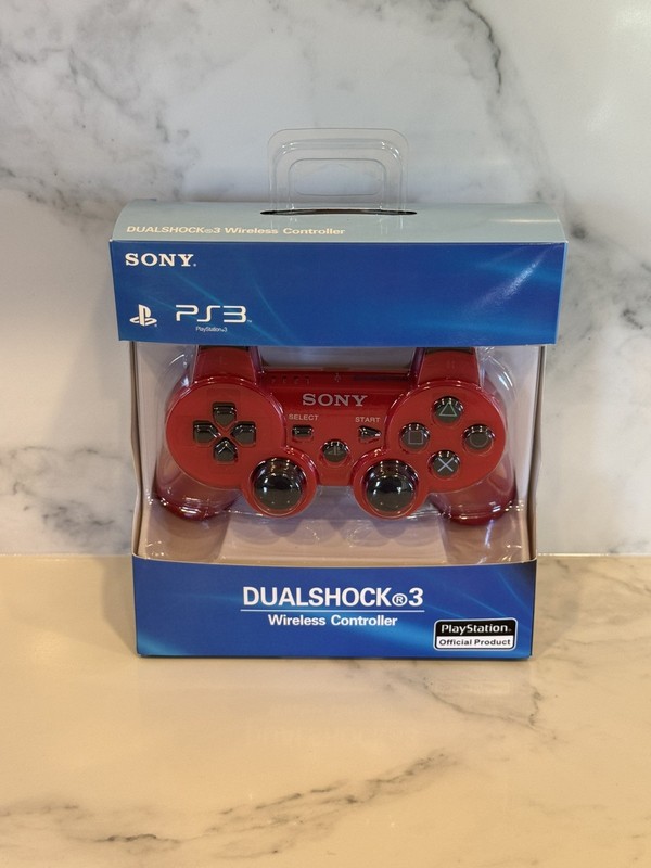 Genuine Sony PlayStation 3 CECHZC2U PS3 Deep Red Dualshock 3 Controller NEW