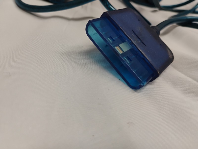 Mad Catz Dual Force 2 Pro Blue Clear Controller For Sony PlayStation 2 PS2 gallery
