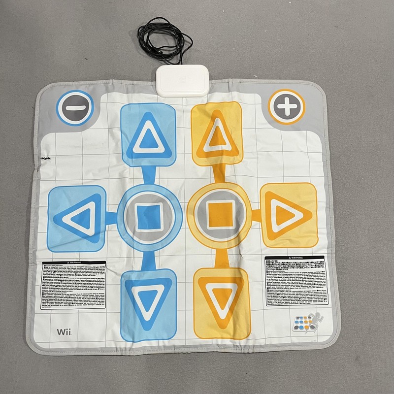 Bandai Namco Wii Dance Pad Mat Controller BC-001 White Padded Active Life