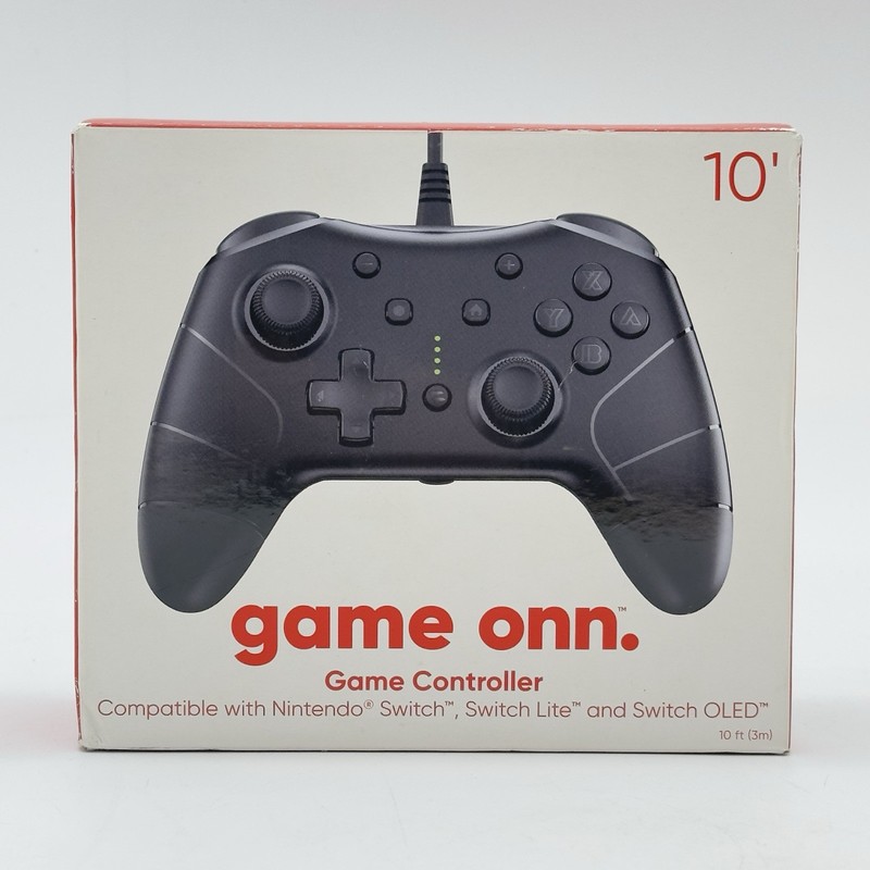 Nintendo Switch Lite OLED USB Wired Controller Rapid Fire Turbo Button Game Onn.