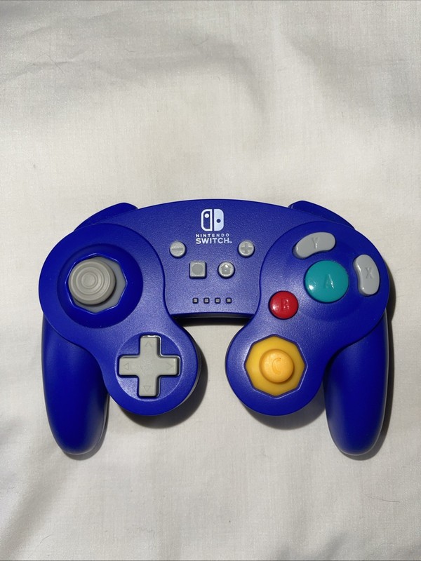 Wireless GameCube Style Controller for Nintendo Switch Indigo READ Some ISSUES