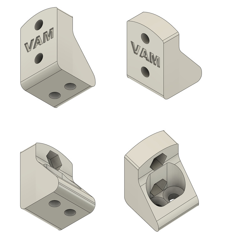 Simsonn VAM and VAM Pro Haptic Pedal Reactor Mount For Conspit CPP Evo Lite Apex gallery