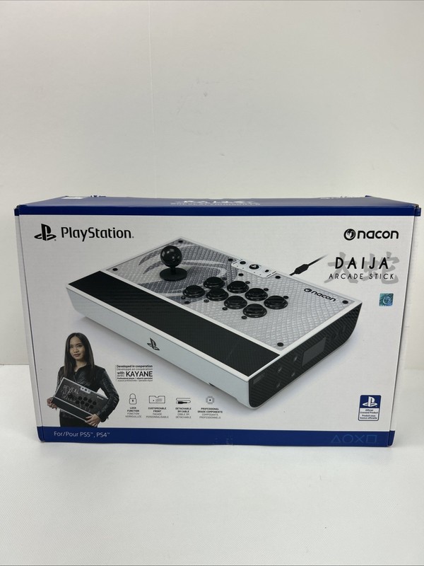 Nacon Daija Arcade Fight Stick Controller for PlayStation PS4/PS5- Missing Cable