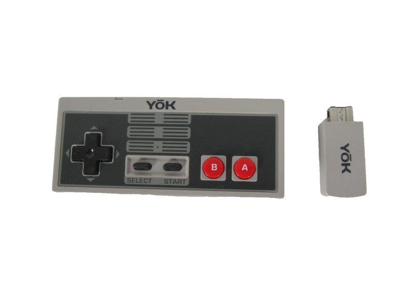 YOK NES Nintendo Classic Wireless Controller EB584 w/Receiver Dongle Adapter