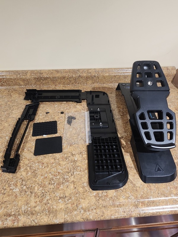 FOR PARTS *** Turtle Beach Velocity One Rudder Black Right Pedal Assembly ***