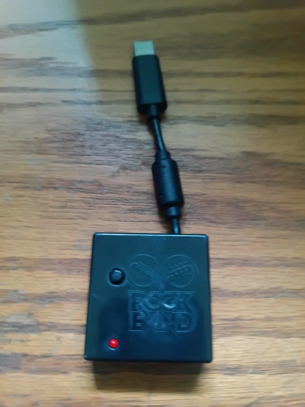 Rock Band PS3 Wireless Guitar Dongle Receiver VFR8221512 Fender Stratocaster