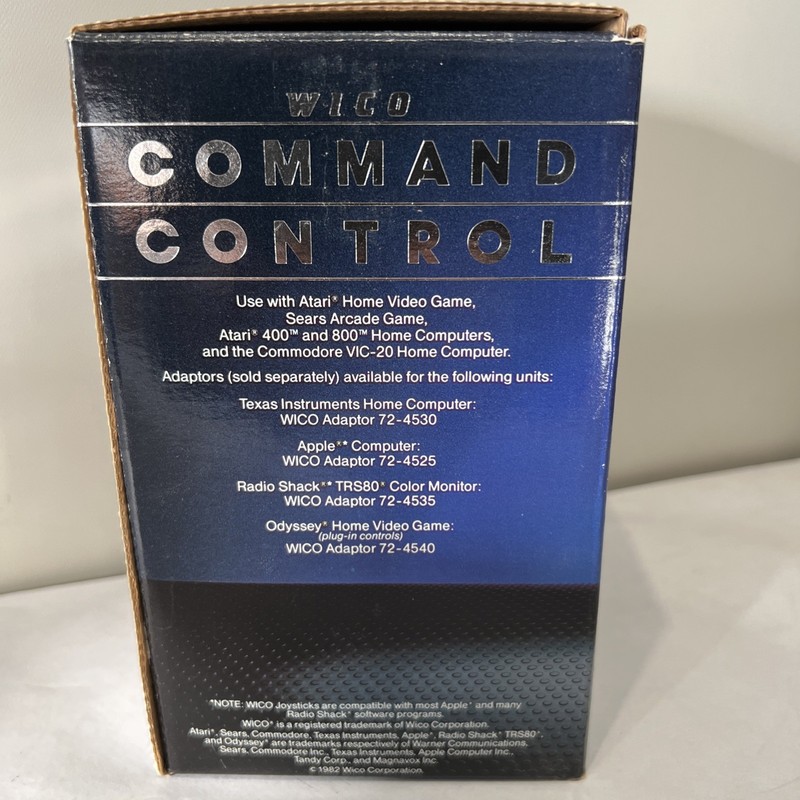 Wico Command Control Joystick 15-9714 Atari 2600 System or 400/800 Computers NEW gallery