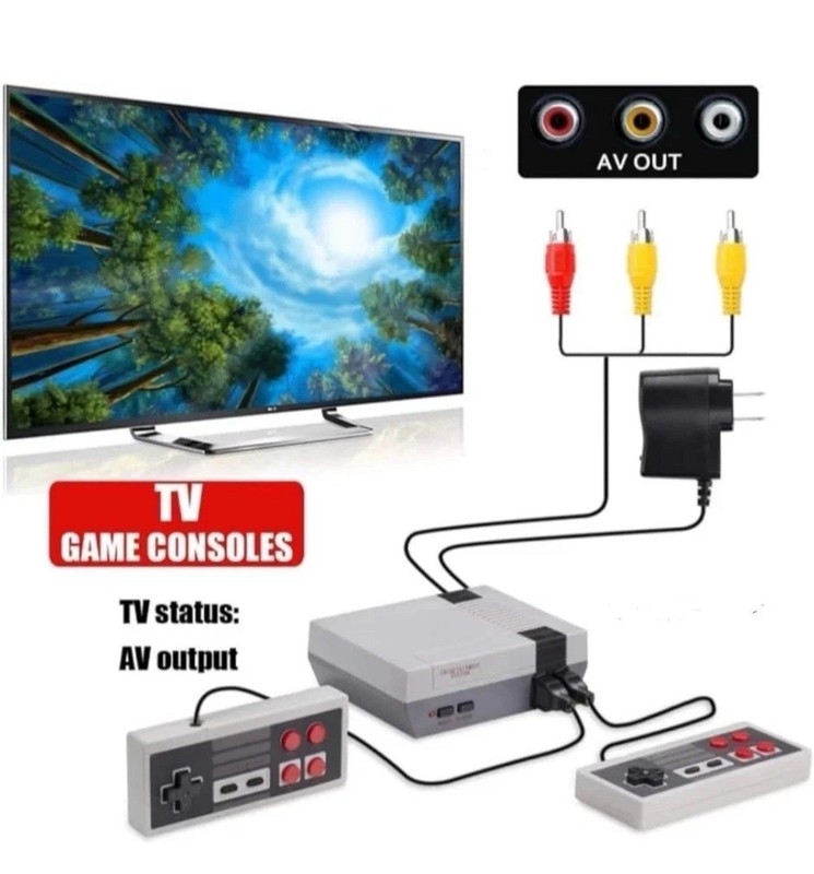 2.4G Wireless Gamepad 620 Built-in Classic Games Wireless Game Console