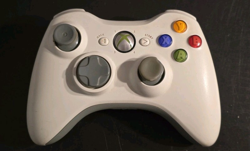 OEM Microsoft XBox 360 WHITE Wireless Controller gamepad OFFICIAL gaming Working