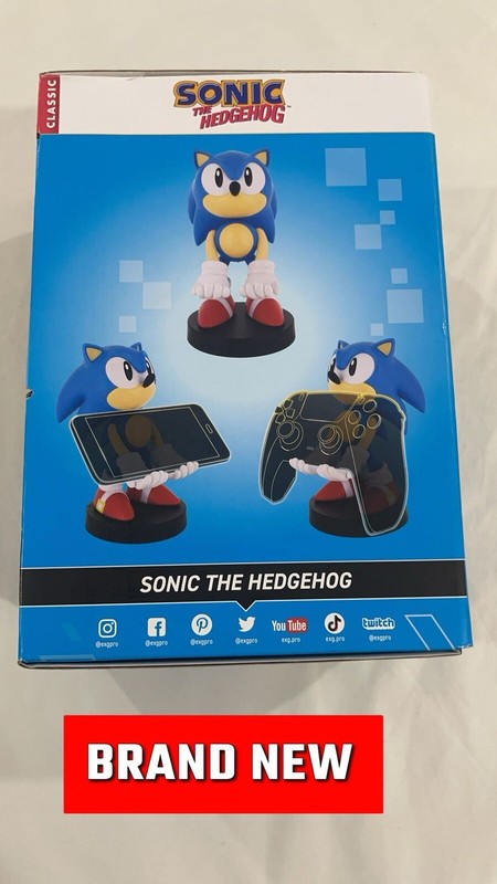 Collectible Sonic the Hedgehog Cable Guy Device Holder NEW gallery