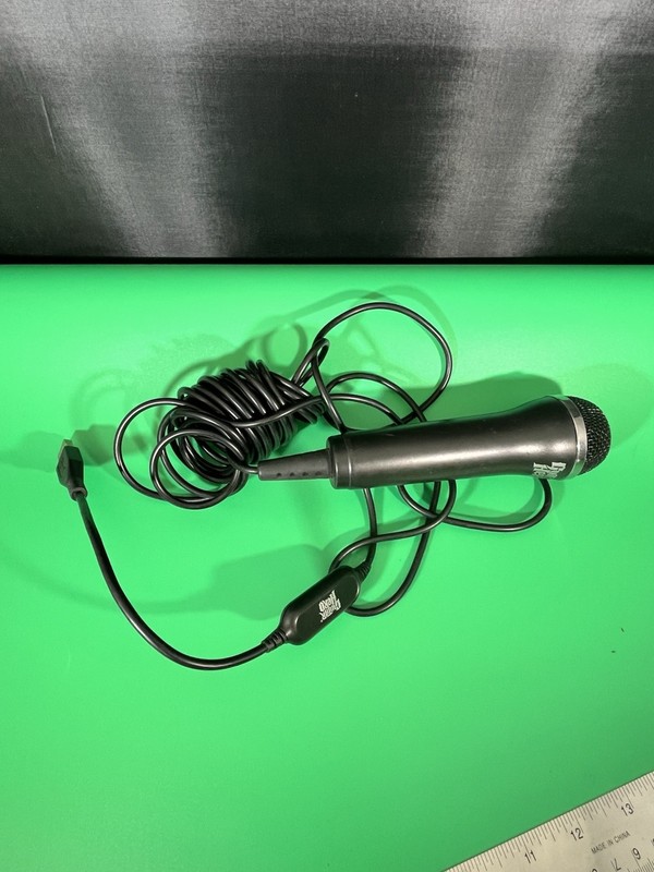 Black Guitar Hero Usb Microphone Plug In E-UR20
