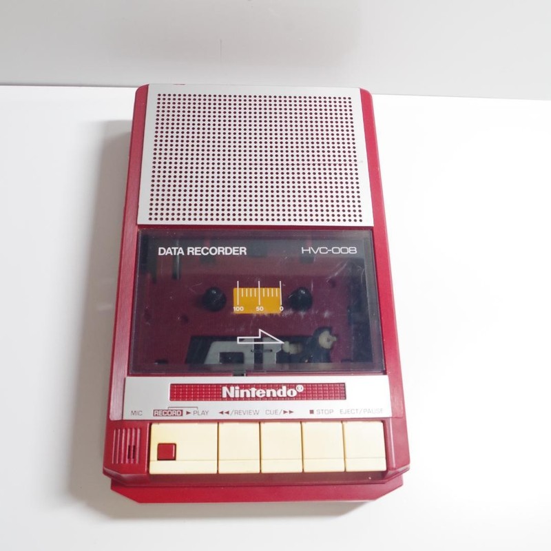 Nintendo HVC-008 Famicom Data Recorder Used Cassette Tape Drive Unit From Japan