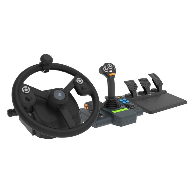 Hori – Farming Control System and Wheel for PC (Windows 11/10) – Black