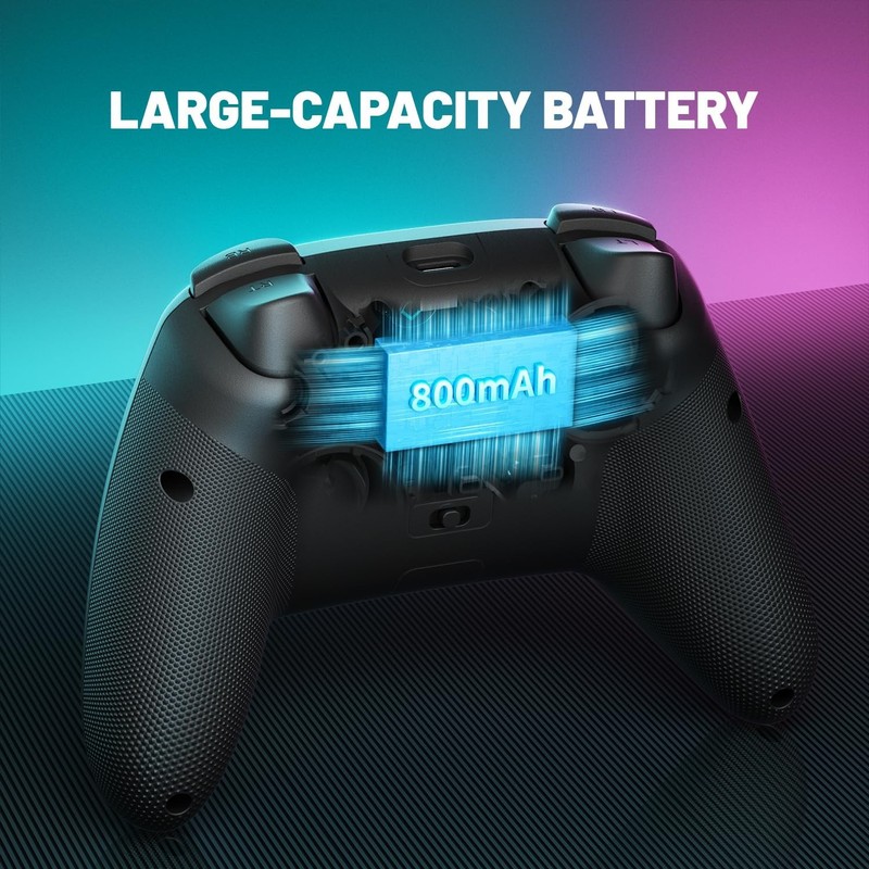 Wireless PC Gaming Controller Hall Effect Joystick 1000Hz 800mAh Battery gallery