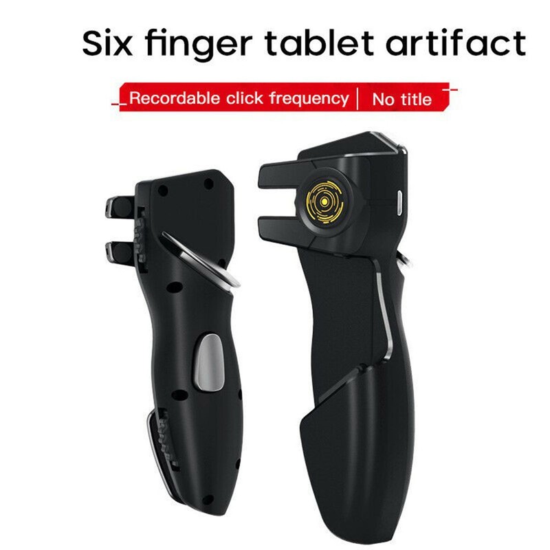 Six Fingers Aim Button Shooter Gamepad Trigger For iPad Mobile PUBG Game Tablet gallery