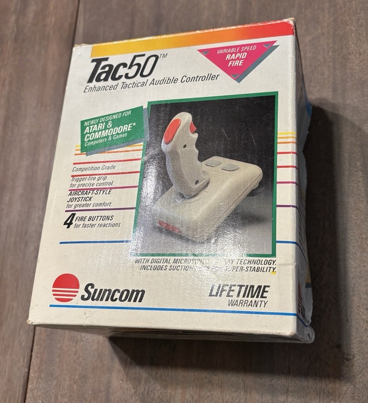 TAC-50 Joystick for Atari/Commodore – TESTED & WORKING