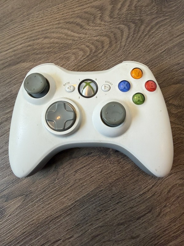 GENUINE Microsoft XBOX 360 WHITE Wireless Controller OFFICIAL OEM Original