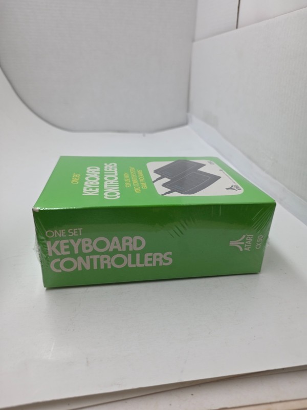 NEAR MINT NEW SEALED RARE PAIR OFFICIAL ATARI 2600 CX50 KEYBOARD CONTROLLERS #D3 gallery