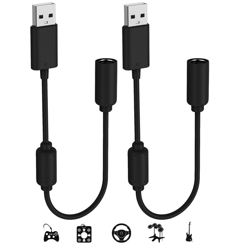 Efanr 2 Pack USB Breakaway Cable, Replacement Cord for Logitech G920