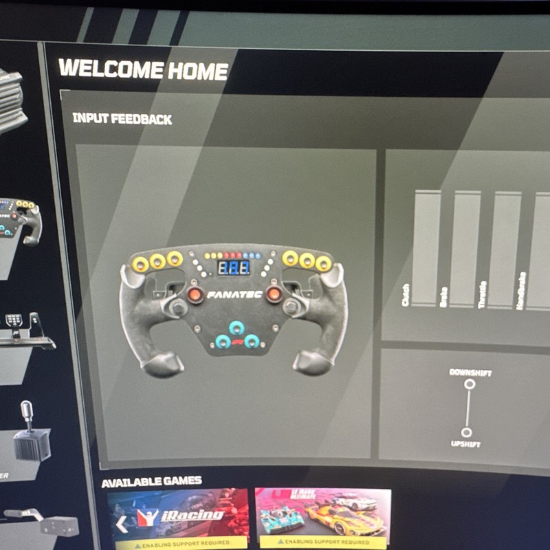 Fanatec ClubSport Steering Wheel F1 Esports V2 Racing Wheel Wired for PC Qr2 gallery