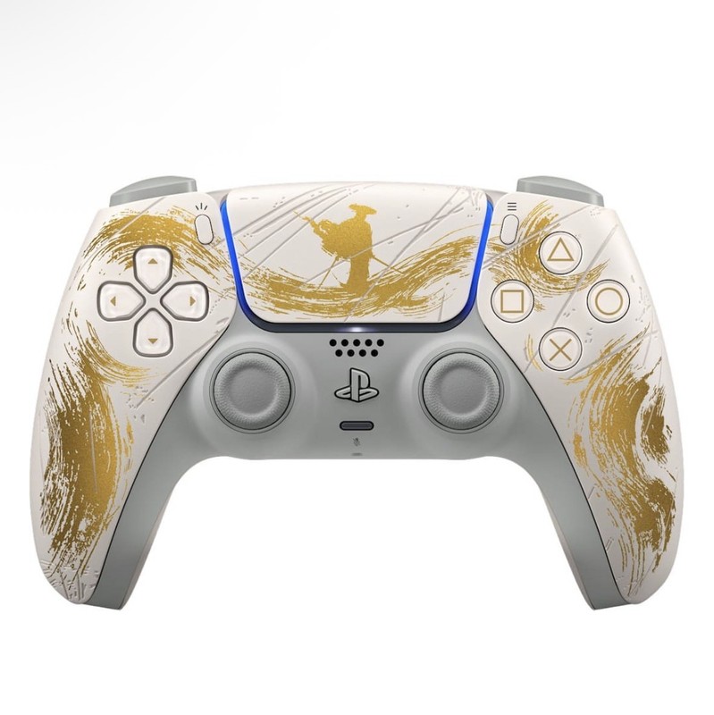 PS5 DualSense Controller - Ghost of Yotei [Gold Limited Edition] NEW Unopened gallery