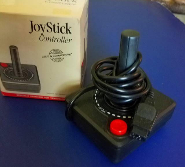 Suncom Computer Video Game Joystick Controller For Atari & Commodore Vtg 1980s gallery