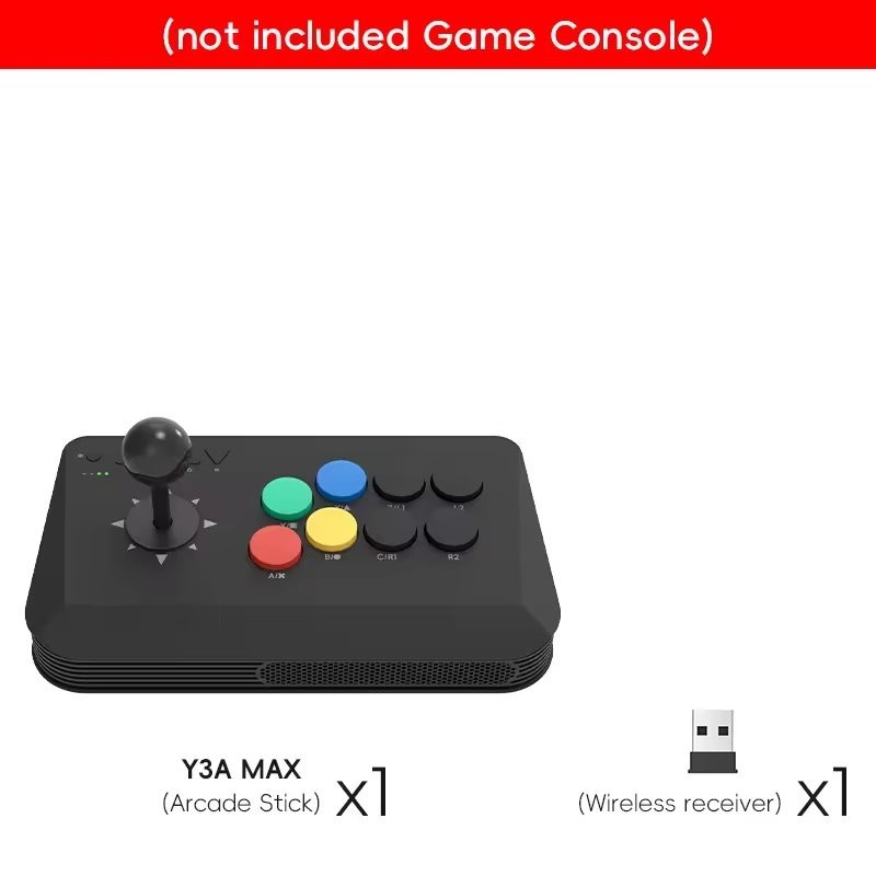 Wireless Arcade Fight Stick Mechanical Joystick for PC Windows Switch Android