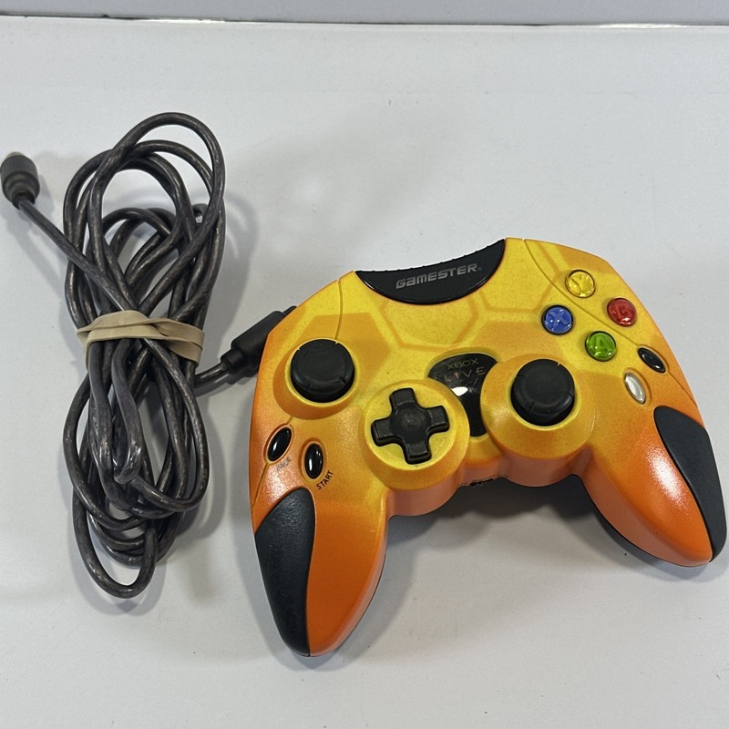 Radica Gamester Original 2002 Xbox Controller orange Untested